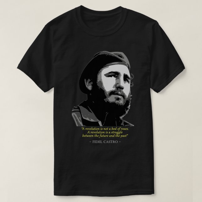 Camiseta Fidel Castro Cote (Frente do Design)