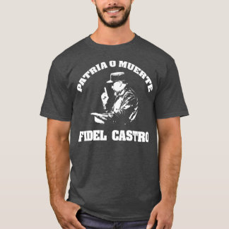 Camiseta Fidel Castro Cuba Revolução na América Latina 