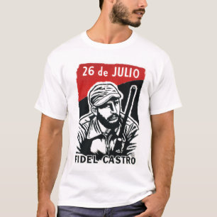 Camiseta Fidel Castro Movimento Revolução Cubana Propagan