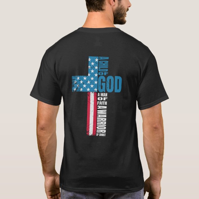 Camiseta Fiel E Sem Medo: Guerreiro De Deus (Verso)