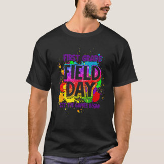 Camiseta Field Day First Grade Let The Games Begin Kids Col