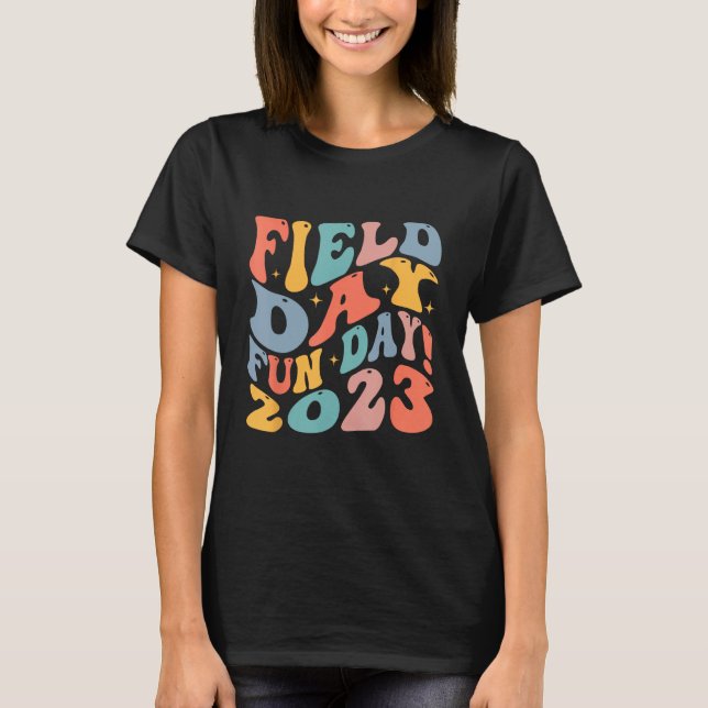 Camiseta Field Day Fun Day 2023 For Teacher Student Field T (Frente)