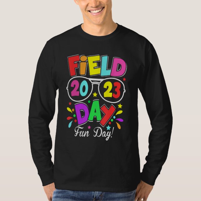 Camiseta Field Day Fun Day 2023 Last Day of School (Frente)