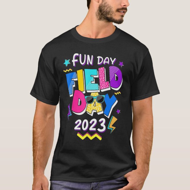 Camiseta Field Day Fun Day 2023  School Trip Teacher Studen (Frente)