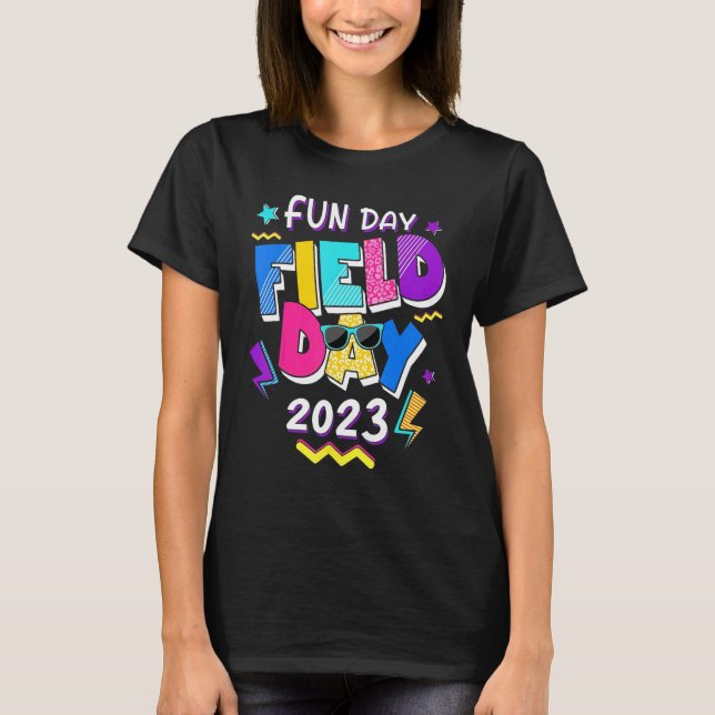 Camiseta Field Day Fun Day 2023  School Trip Teacher Studen (Frente)