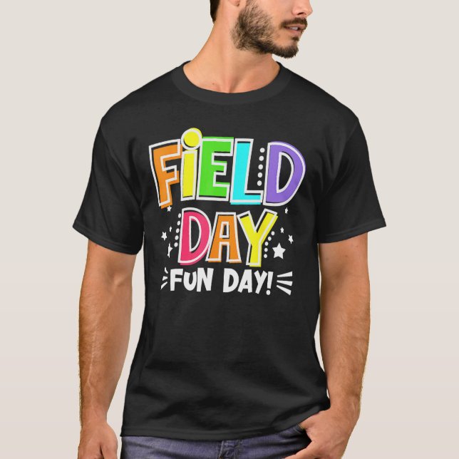 Camiseta Field Day Fun Day Last Day Of School Teacher Stude (Frente)