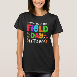 Camiseta Field Day Fun Day School Rainbow Color Splash Kids