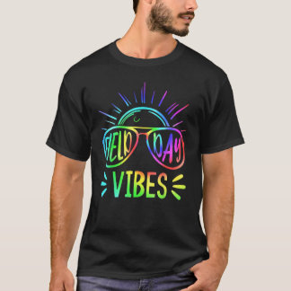 Camiseta FIELD DAY VIBES 2023 Teacher Kids Groovy Tie Dye H