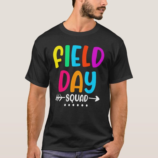 Camiseta Field Fun Day 2023 Squad School Trip Vibes Kids Te (Frente)