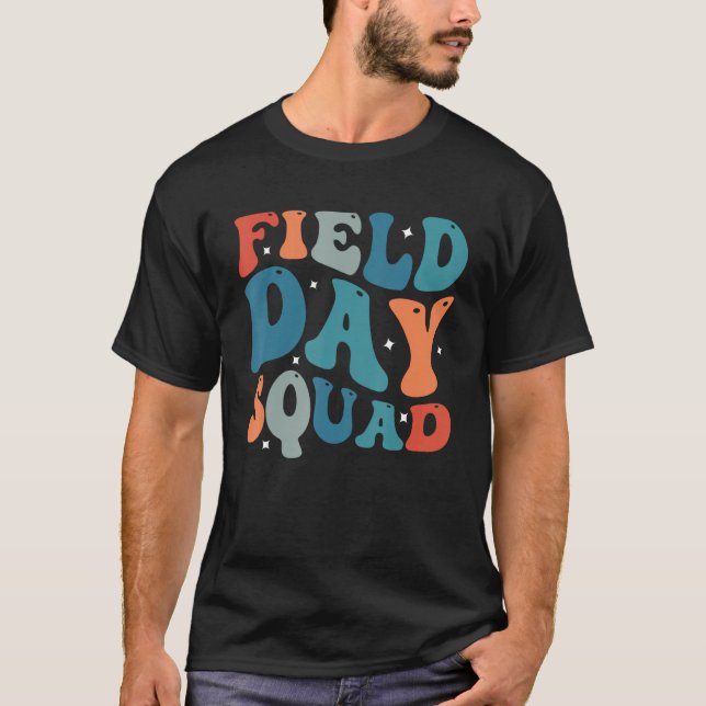 Camiseta Field Fun Day Squad School Trip Vibes Boys Girls T (Frente)