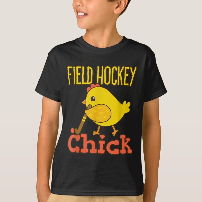 Camiseta Field Hockey Chick - Cute Womens Field Hockey Play (Frente)