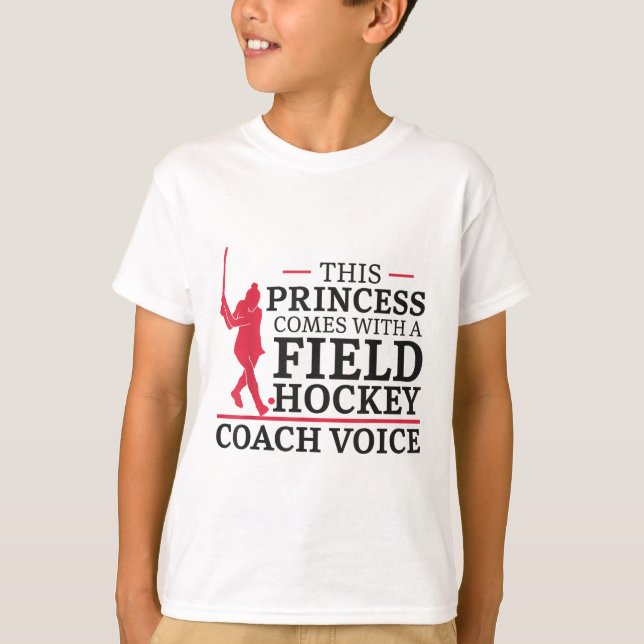 Camiseta Field Hockey This Princess Comes With A Field Hock (Frente)