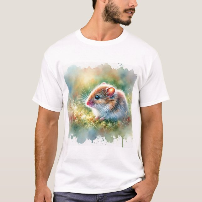 Camiseta Field Mouse 241024AREF105 - Watercolor (Frente)