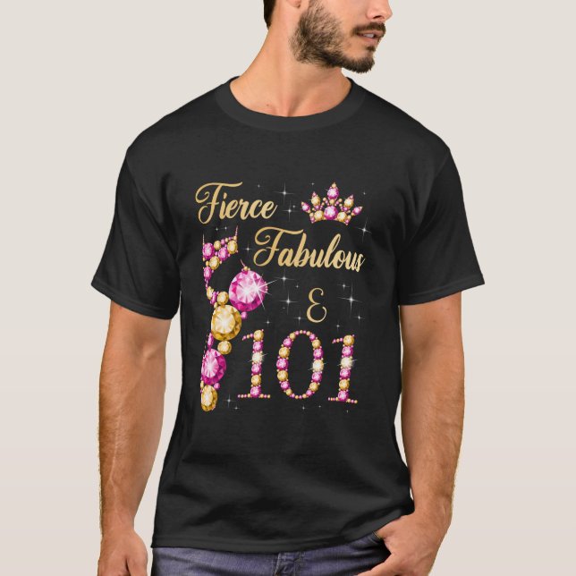 Camiseta Fierce Fabulous 101 Bailarina Py (Frente)
