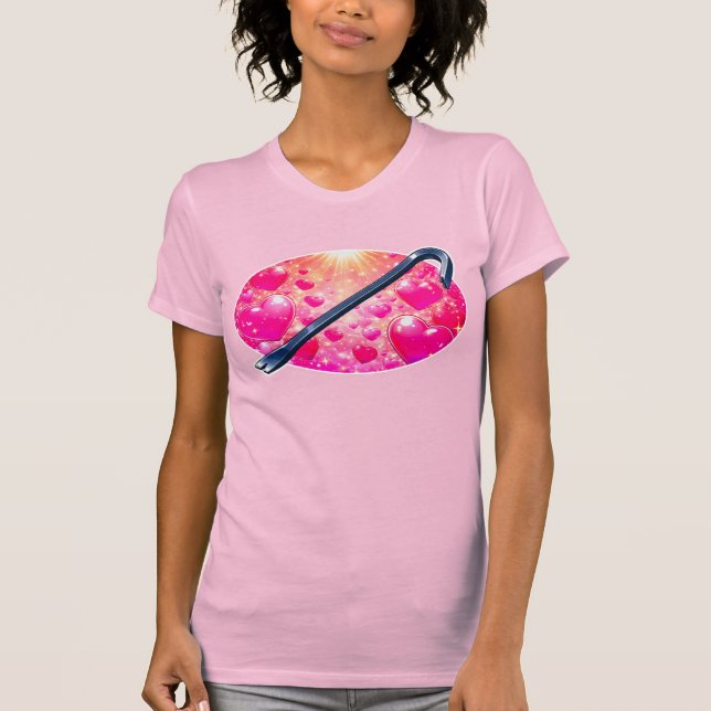 Camiseta Fierce Heartbreaker Anime Hearts Crowbar Design (Frente)