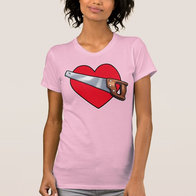 Camiseta Fierce Heartbreaker Anime Hearts Crowbar Design (Frente)