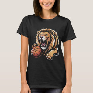 Camiseta fierce Mascote Leão Basquetebol Espírito da Equipe