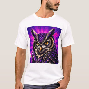 Camiseta Fierce Owl Vintage Vida Selvagem