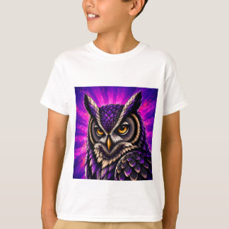 Camiseta Fierce Owl Vintage Vida Selvagem