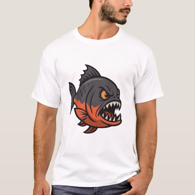 Camiseta Fierce Piranha (Frente)