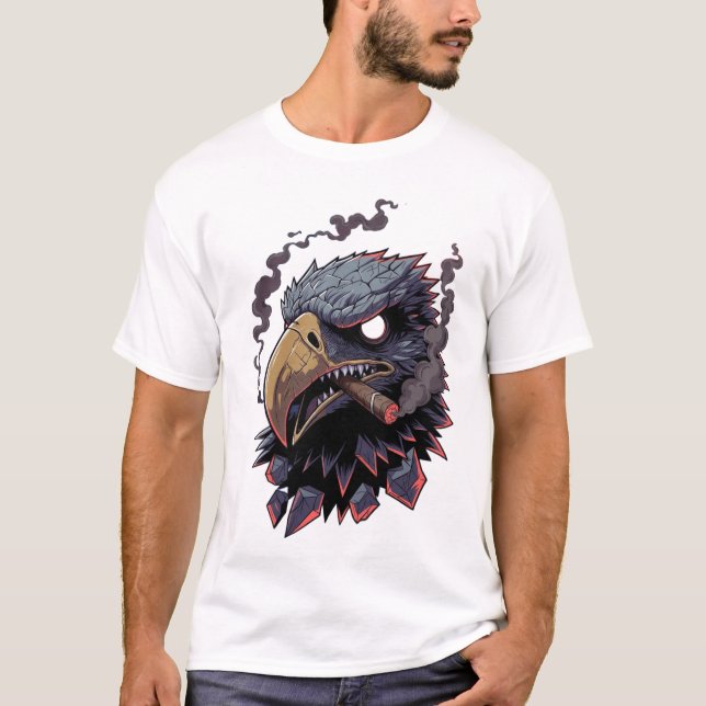 Camiseta Fierce Stone Eagle Mascot (Frente)