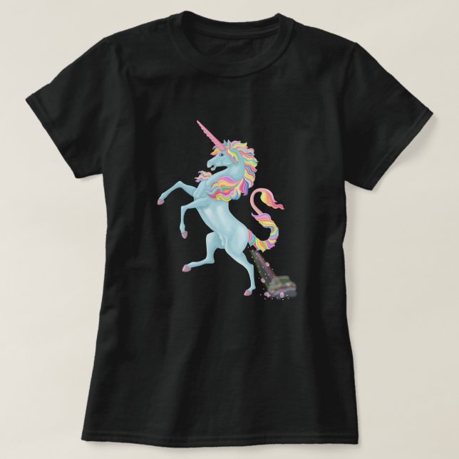 Camiseta Fierce Unicorn (Frente do Design)