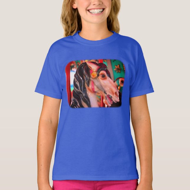 Camiseta Fiery Carousel Horse (Frente)