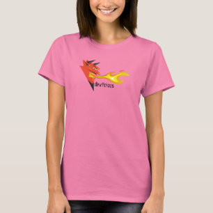 Camiseta Fiery Devil's Head_devilicious