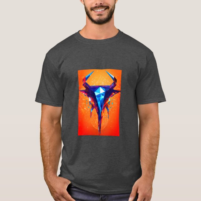 Camiseta "Fiery Dragon Custom T Shirt - Libere seu interior (Frente)