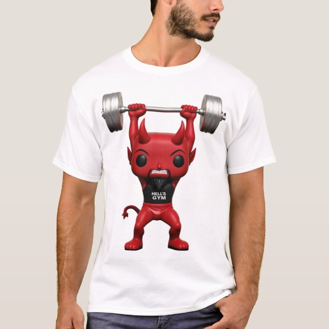 Camiseta Fiery Fitness Funko Pop Diabo (Frente)