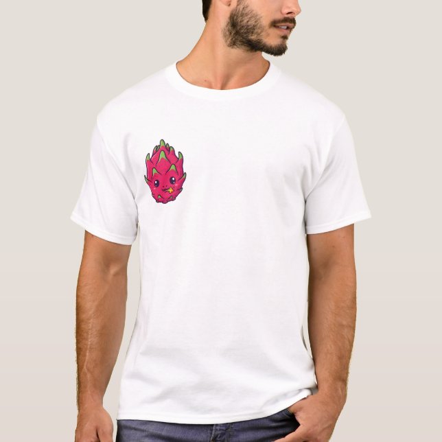 Camiseta Fiery Little Dragon Fruit Character (Frente)