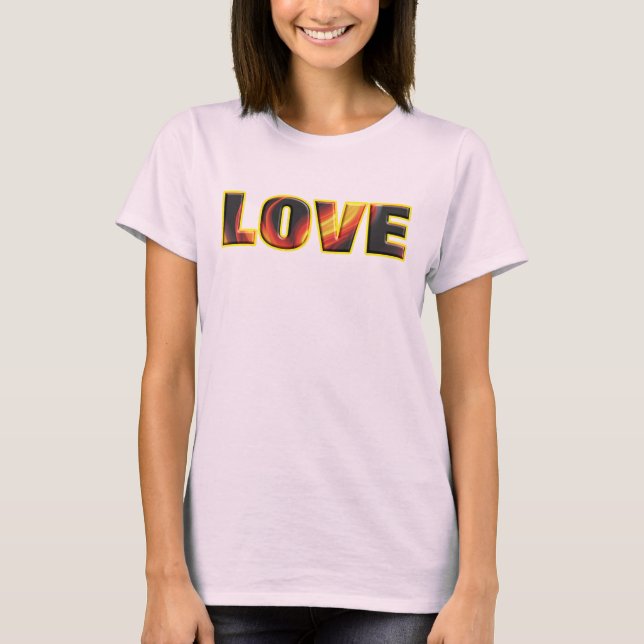 CAMISETA FIERY LOVE (Frente)
