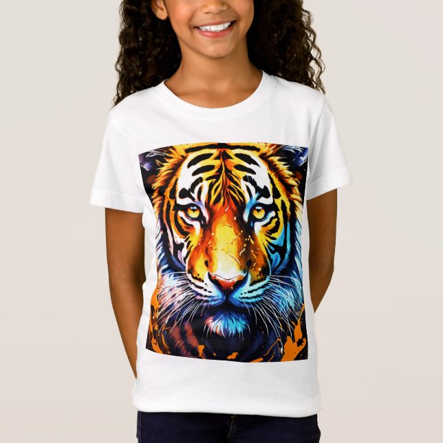 Camiseta "Fiery Majestade - O T-Shirt Roar do Leão" (Frente)