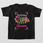 Camiseta Fiesta Birthday Girl | Partido do México | Idade a<br><div class="desc">Comemora o aniversário com esta camiseta especial,  design especial e personalizada</div>