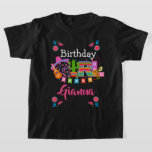 Camiseta Fiesta Birthday Girl | Partido do México | Idade a<br><div class="desc">Comemora o aniversário com esta camiseta especial,  design especial e personalizada</div>