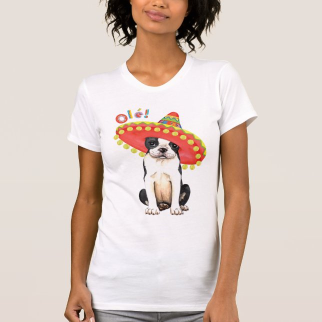 Camiseta Fiesta Boston Terrier (Frente)