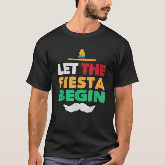 Camiseta Fiesta, Partido Mexicano Tee Cinco De Mayo (Frente)