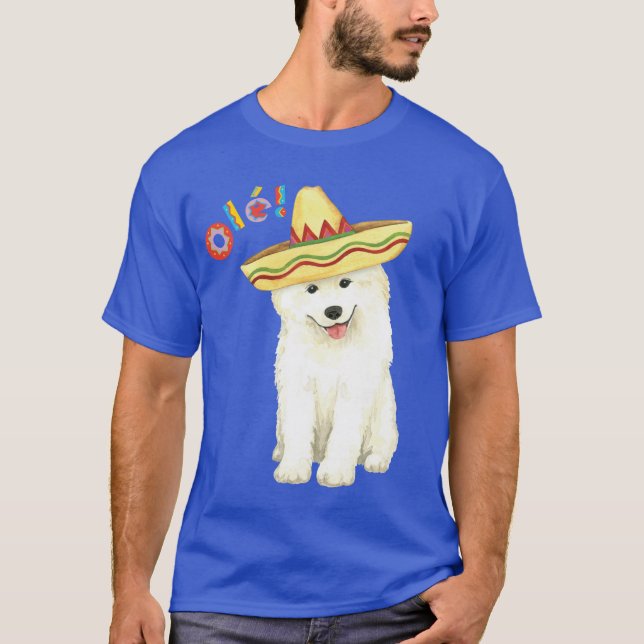 Camiseta Fiesta Samoyed T-Shirt (Frente)