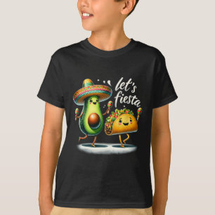 Camiseta Fiesta Squad Avocado Tacos Vamos Fiesta Funny Cinc