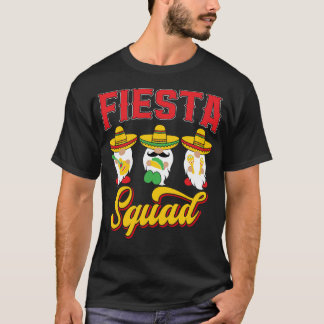 Camiseta Fiesta Squad Cinco De Mayo Engraçado Mexicano