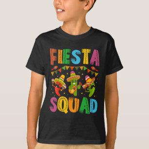 Camiseta Fiesta Squad Cinco De Mayo Para Homens, Mulheres E