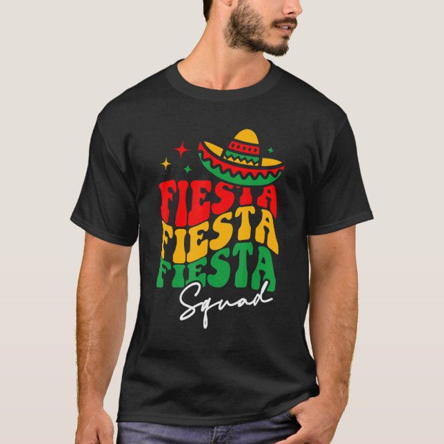 Camiseta Fiesta Squad Cinco De Mayo Partido Mexicano_1 (Frente)