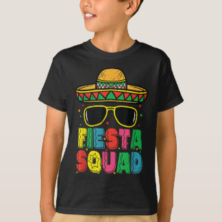 Camiseta Fiesta Squad Sombrero Cinco De Mayo Mexicano Fiest