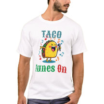 Fiesta Taco Cantando O Taco Mexicano Taco Cartoon 