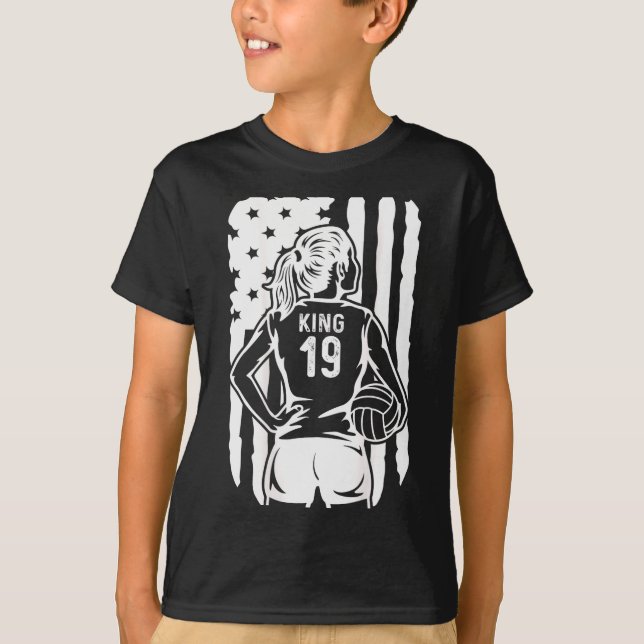 Camiseta Fife Life High School Volleyball King 19  (Frente)