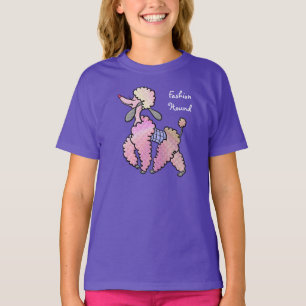 Camiseta Fifi Poodle - Francês Fashion Hound (Personalizar)