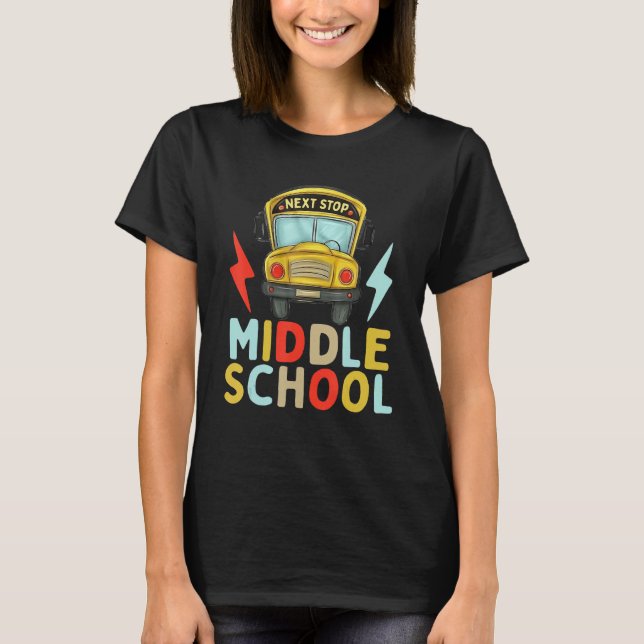 Camiseta Fifth Grade Graduation  Next Stop Middle School (Frente)