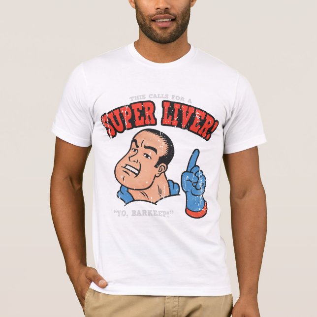 Camiseta Fígado super (Frente)