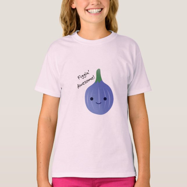 Camiseta Figgin Infantável Cute Kawaii Fig (Frente)