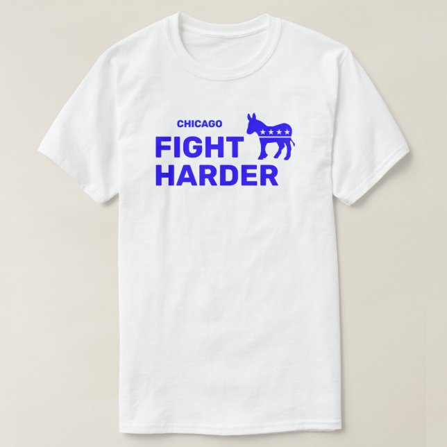 Camiseta Fight Harder™ (Personalize!) (Frente do Design)